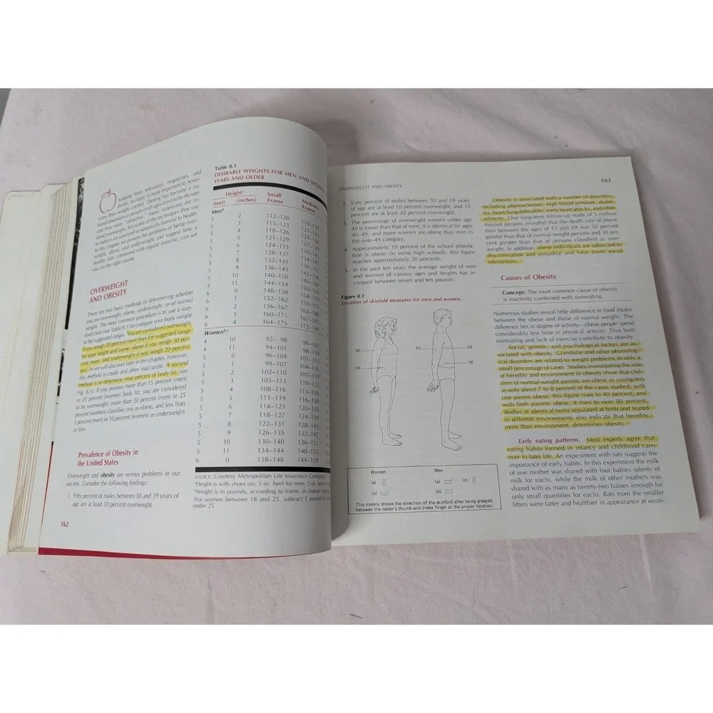 Health through discovery 2nd ed textbook‎ vintage 1980s exercise mental stress +